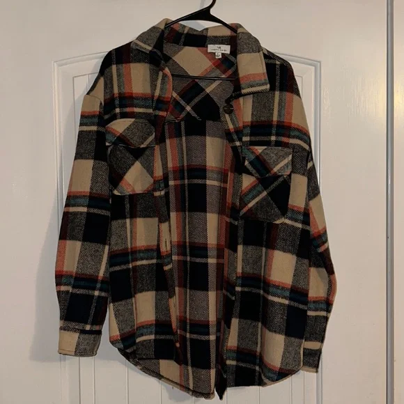NWOT flannel shacket - Picture 1 of 4